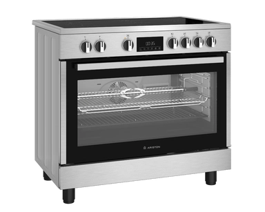 Ariston Electric Oven ,90*60 ,Stee, Grill-Fan, ARR9EV830207XME