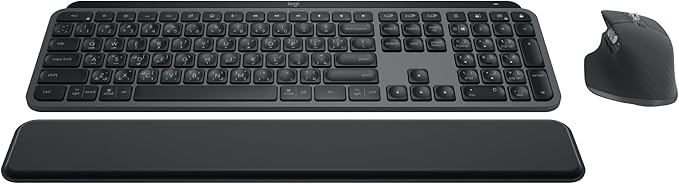 Logitech MX Key S Wireless Keyboard-Mouse Graphite