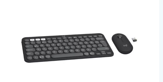 Logitech MK380S Pebble 2 Wireless Keyboard-Mouse Graphite