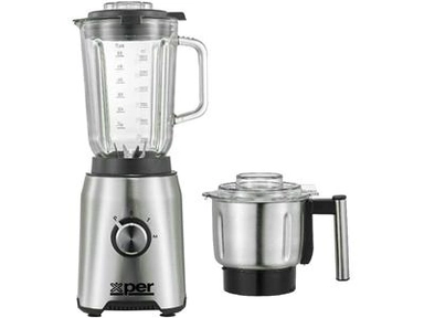 Xper BLENDER 800 WATT 1.5 LITER GLASS, STEEL GRINDER, XPTB-800GS