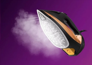 كاوية فيليبس بخار 2800 واط اسود*ذهبي DST7040/86