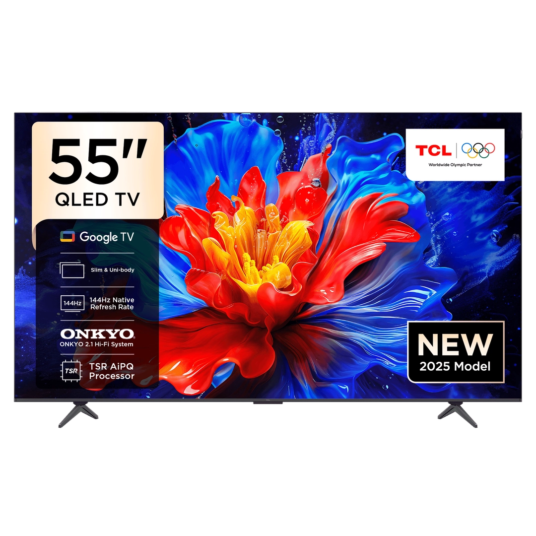 شاشة TCLسمارت 55 بوصة QLED 4k Google TV 55P8K