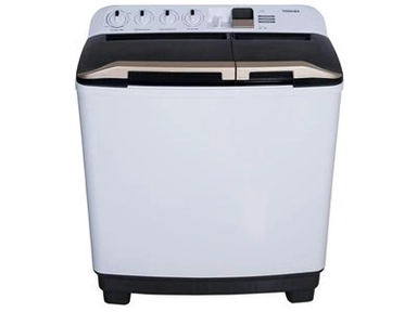 Toshiba Twin Tub Washing Machine 8 kg White, VH-J90WBB