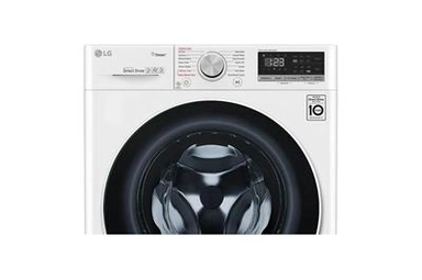 LG Front load Washer-Dryer 9 / 6KG Turbo Dry, White WSV0906WH