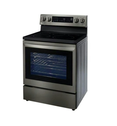 LG 6.3 cu ft. Smart Wi-Fi Enabled True Convection InstaView® Electric Oven with Air Fry, LREL6325D