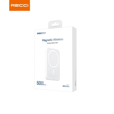 Recci Power Bank 5000mAh White