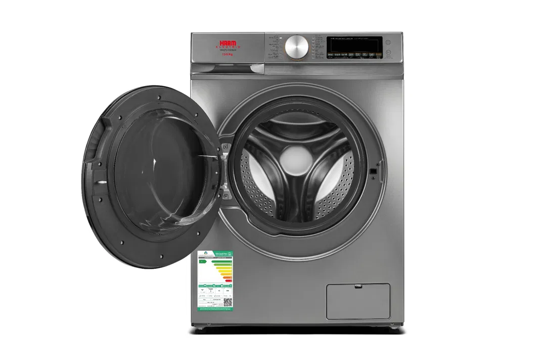 Haam Front Loading Washing Machine, 11 / 7 Kg, Silver, Inverter Drying , HMCFL11D7SM