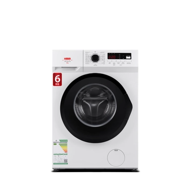 Haam Front Load Washing Machine 6 KG, White, HMFL60W-22N