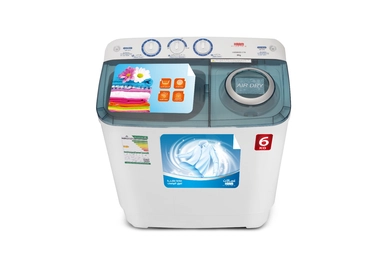 غساله هام حوضين 6 كيلو أبيض HWM6000-21N