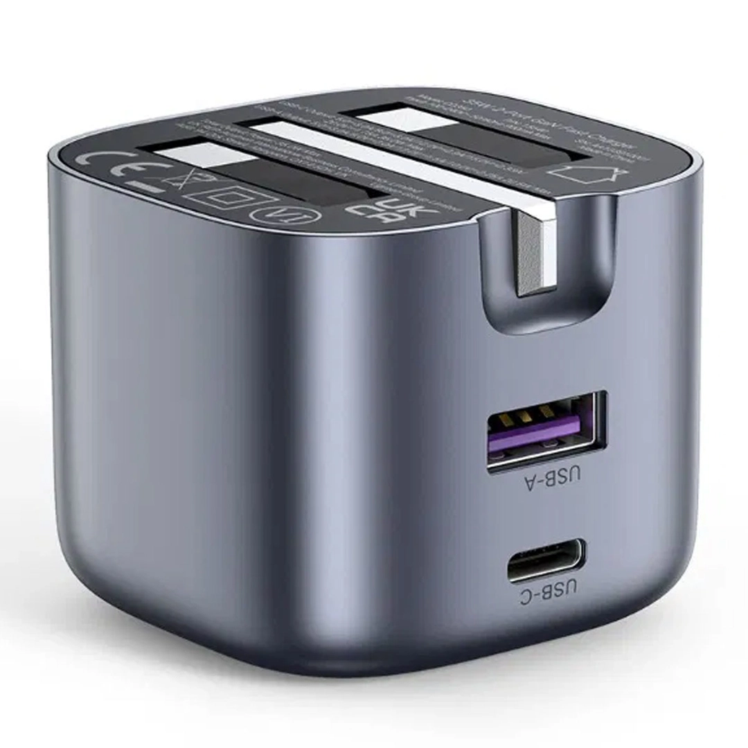 Ugreen Nexode 35W 2-Port GaN Fast Charger UK Gray