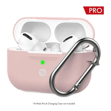 بايكرون , حافظة من السيليكون لسماعات AirPods Pro , وردي