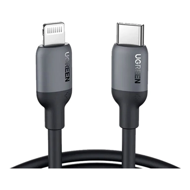 UGREEN USB-C to Lightning Silicone Cable 1m Black