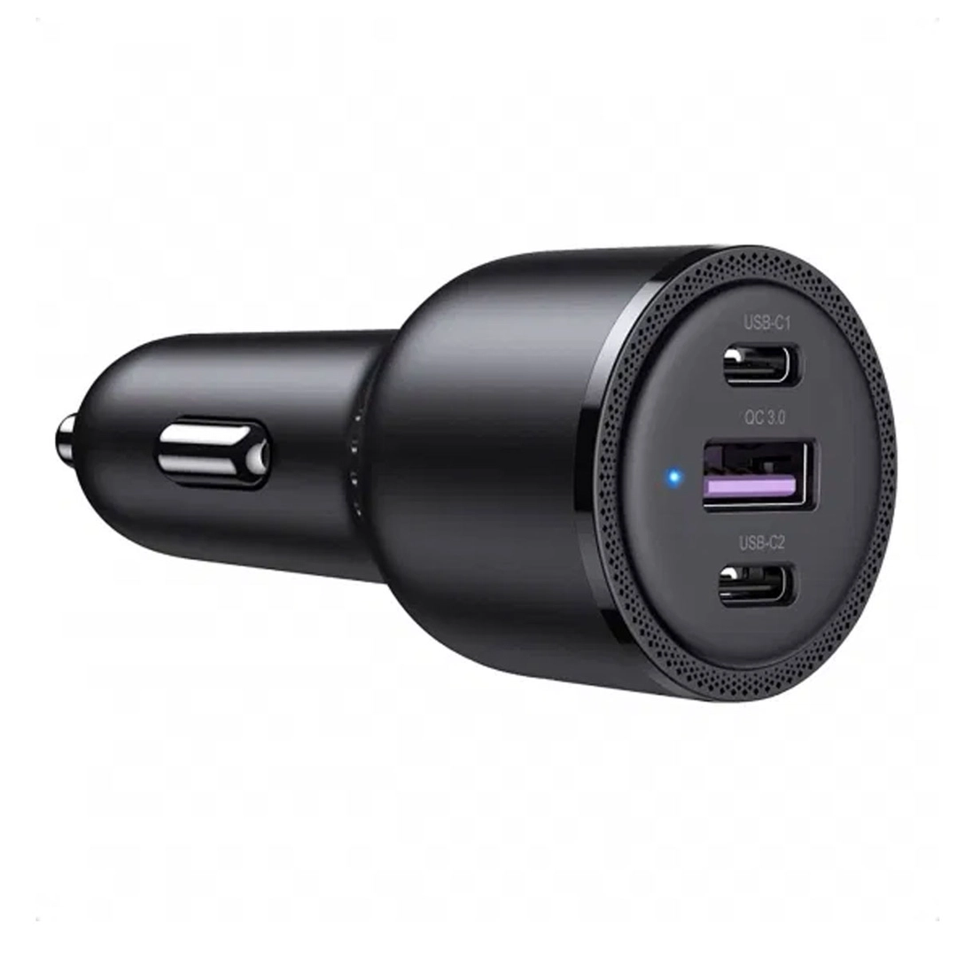 UGREEN Car Charger with 3 ports and 69W Max Black