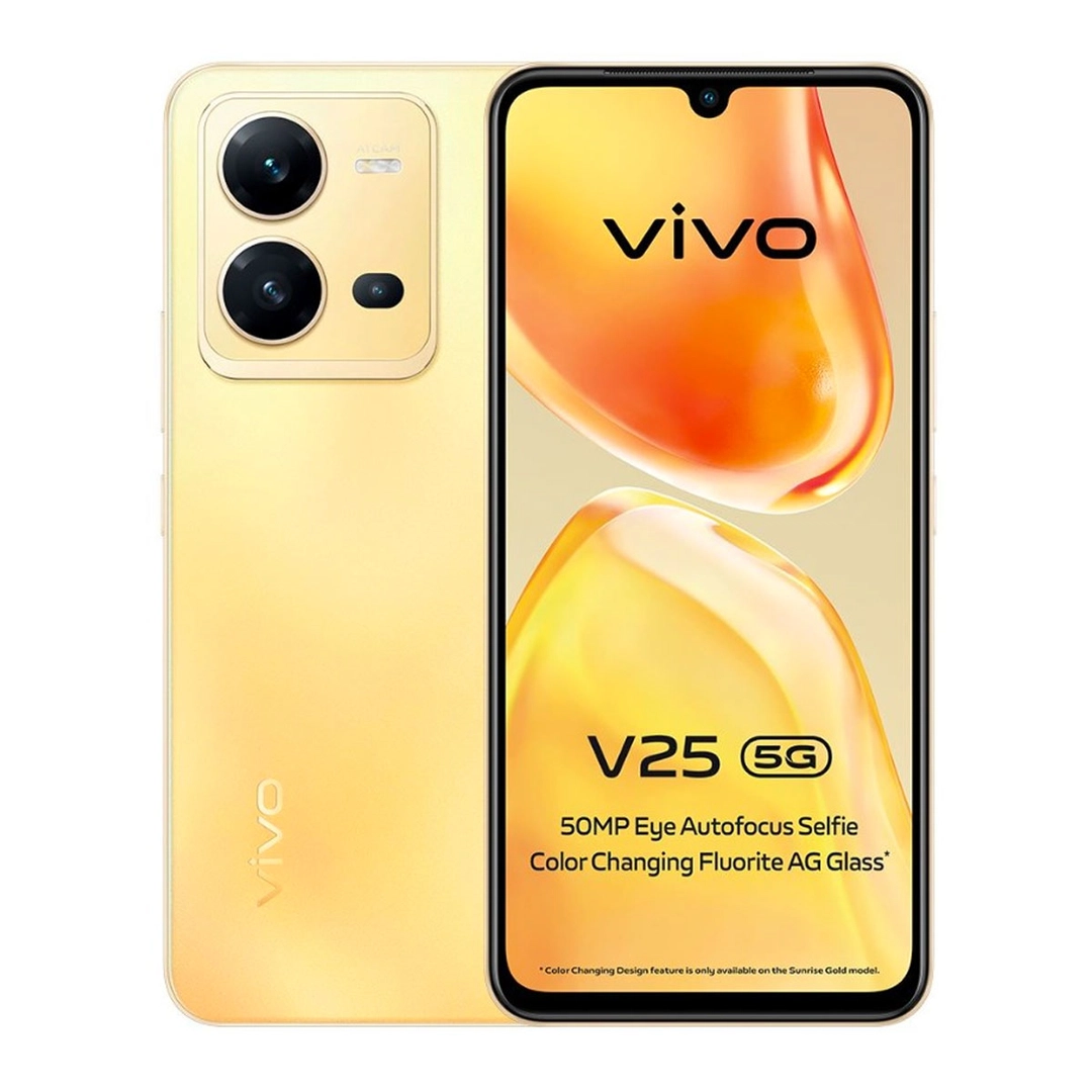 Vivo V25 5G 8GB RAM 128GB Sunrise Gold