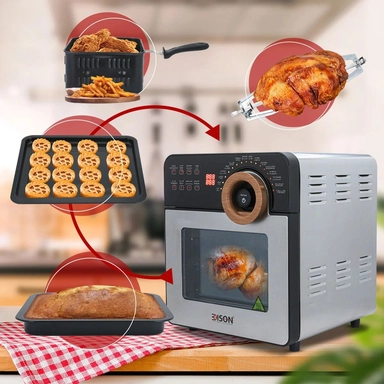 Edison Air Fryer 1700 Watt, 14.5 Liter, Silver, AF526T