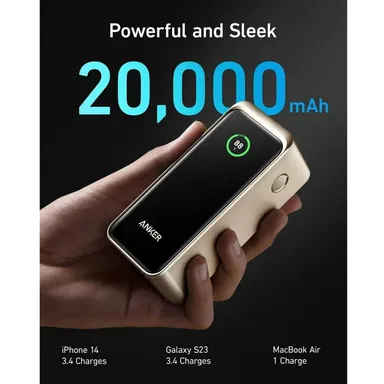 أنكر برايم، بطارية متنقلة 20000 مللي امبير، 200 واط، ذهبي