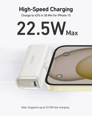 Anker Nano Power Bank 5000 mAh 22.5W A1653H11 - Golden 