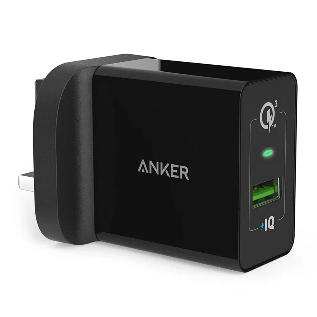 Anker Wall Charger PowerPort+1 Quick Charge Port 18W Black