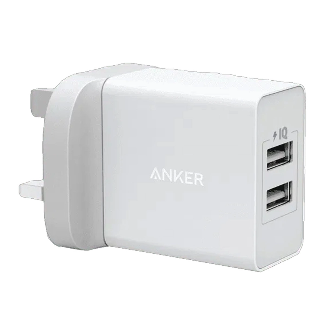 Anker Wall Charger 24W 2-Ports USB White
