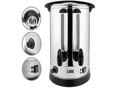 Xper Water Boiler 2500 Watts, 28.5 Liters, 2 Water Taps, Steel, XPK-28LS