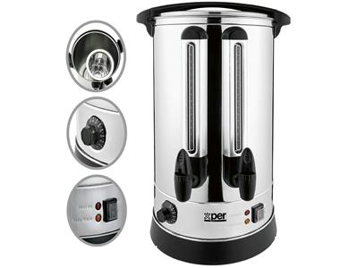Xper Water Boiler 2500 Watts, 28.5 Liters, 2 Water Taps, Steel, XPK-28LS