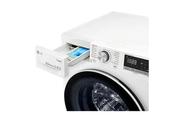 LG Front load Washer-Dryer 9 / 6KG Turbo Dry, White WSV0906WH