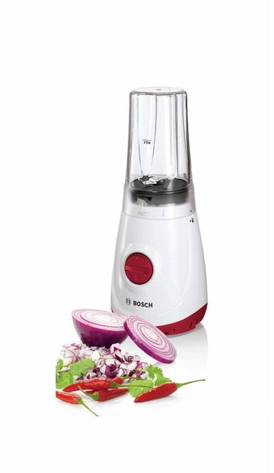 خلاط بوش+ اربع مرفقات 350 واط أبيض *أحمر MMBM1P6RGB