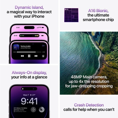 Apple Iphone 14 Pro  128GB 5G Deep Purple