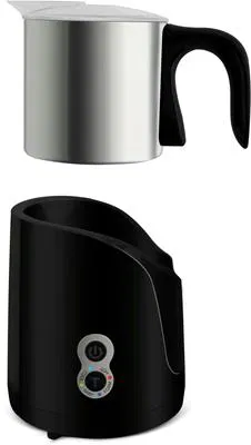 SENCOR Milk Frother and Warmer, 650 Watts, Black * Steel, SMF 4000BK