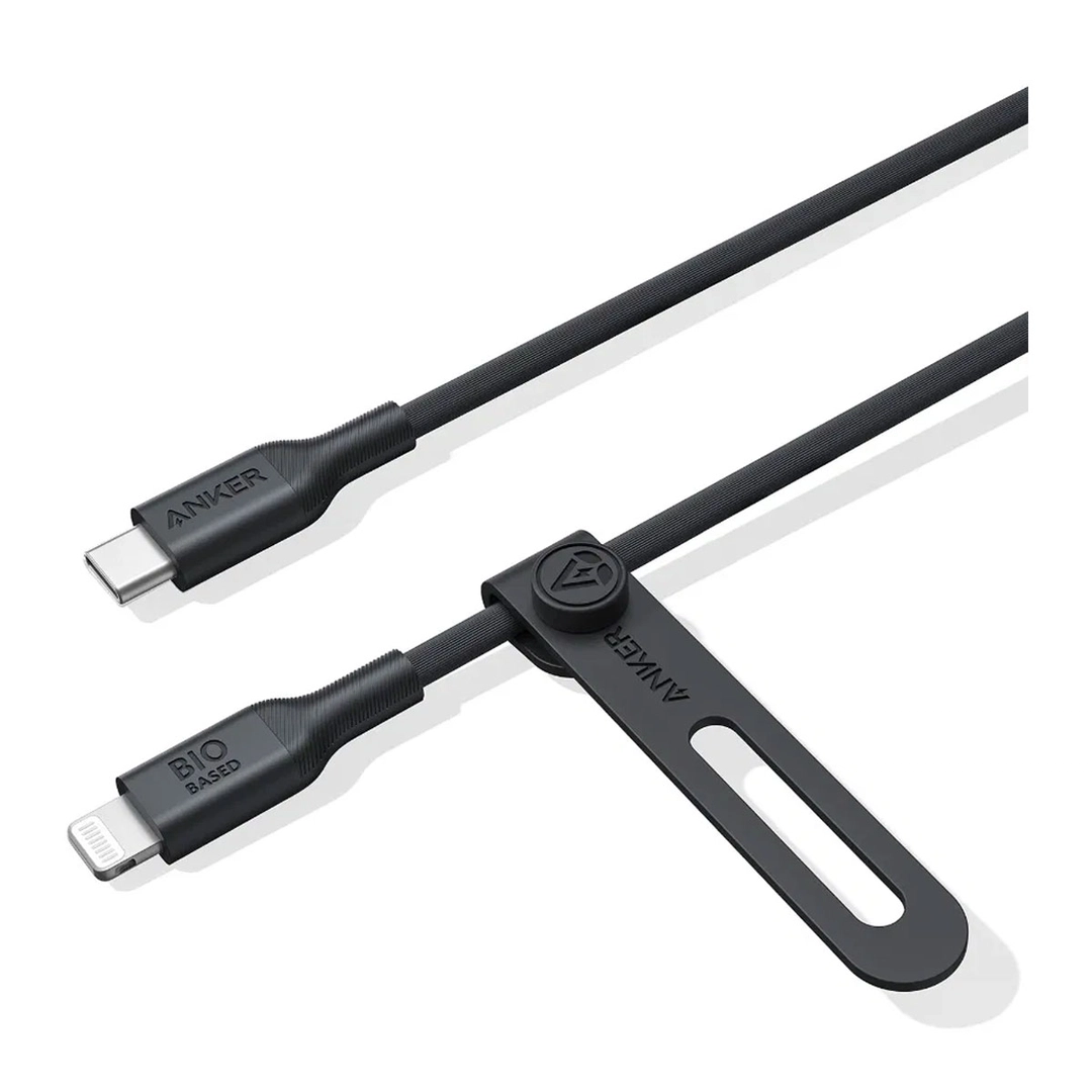 Anker 542 USB-C to Lightning Cable Bio-Based 3 feet Black