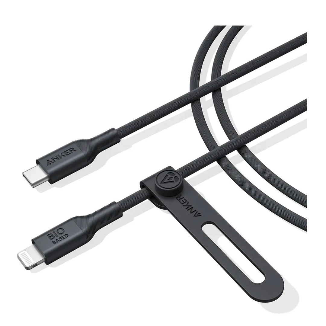 Anker 542 Bio-Based USB-C to Lightning Cable 6 feet Black