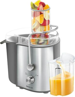 SENCOR Juicer, 800 Watts, 1.6 L., Silver, SJE 1055SS