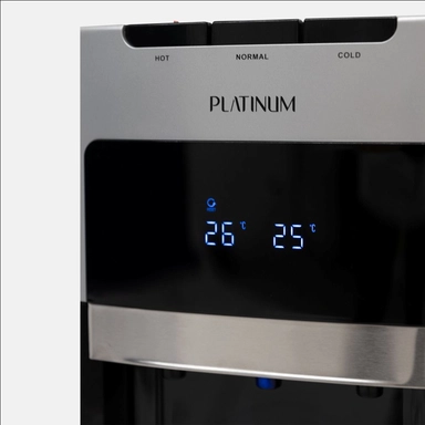 Platinum Stand Cooler 3-Prong, Silver, WD-8610 S