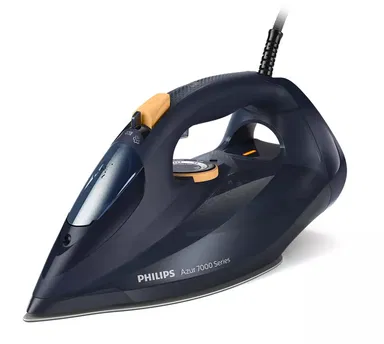 Philips 7000 Series HV Steam Iron, 3000 Watts, Black, DST7060/26