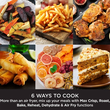 قلاية هوائية نينجا 5.2 لتر رمادي 1750واط AF160ME