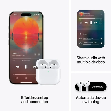 Apple AirPods 4 Active Noise Cancellation White