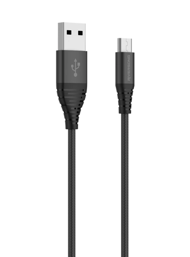 Riversong Mob Charger Alpha S03 Cm46 1M 2.4A Black