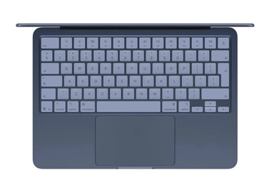 لاب توب ابل ماك بوك نيو، معالج A18 Pro، سداسي النواة CPU/خماسي النواة GPU، جيجابايت 256 SSD، رام 8 جيجابايت، شاشة 13 بوصة، ماك او اس، انديغو -  MHFF4AB/A