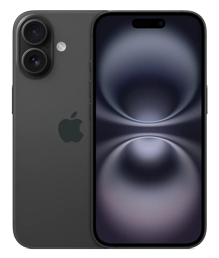 ابل ايفون 16، 128 جيجابايت، 5G – أسود