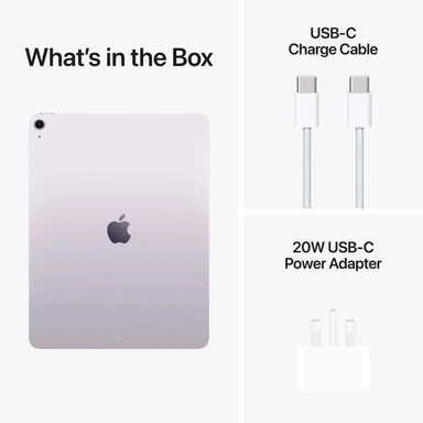 ابل ايباد اير M4، بوصة 13، 128 جيجابايت، واي فاي - بنفسجي