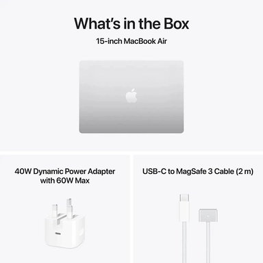 لاب توب ابل ماك بوك اير، معالج M5، عشر النواة CPU/ثماني النواة GPU، جيجابايت 512 SSD، رام 16 جيجابايت، شاشة 13.6 بوصة، ماك او اس، فضى - MDH74AB/A