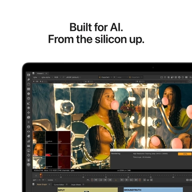 لاب توب ابل ماك بوك، معالج M5 برو، ثماني عشرة النواة CPU/عشرون النواة GPU، تيرابايت 1 SSD، رام 24 جيجابايت، شاشة 16.2 بوصة، ماك او اس، فضى - MGE44AB/A