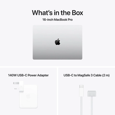 لاب توب ابل ماك بوك، معالج M5 برو، ثماني عشرة النواة CPU/عشرون النواة GPU، تيرابايت 1 SSD، رام 24 جيجابايت، شاشة 16.2 بوصة، ماك او اس، فضى - MGE44AB/A