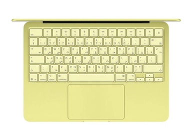 لاب توب ابل ماك بوك نيو، معالج A18 Pro، سداسي النواة CPU/خماسي النواة GPU، جيجابايت 256 SSD، رام 8 جيجابايت، شاشة 13 بوصة، ماك او اس، سيتروس -  MHFD4AB/A