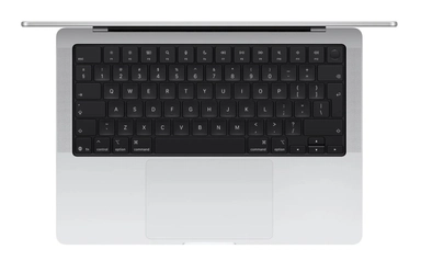 لاب توب ابل ماك بوك، معالج M5 برو، خمس عشرة  النواة CPU/ست عشرة النواة GPU، تيرابايت 1 SSD، رام 24 جيجابايت، شاشة 14.2 بوصة، ماك او اس، فضى - MGDN4AB/A