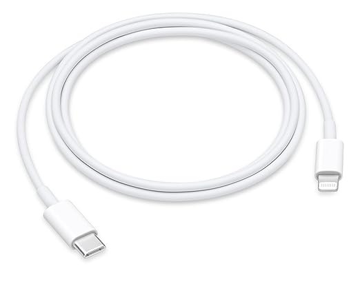 Apple USB-C to Lightning Cable , Up to 96W,1 M, White – MUQ93ZE/A