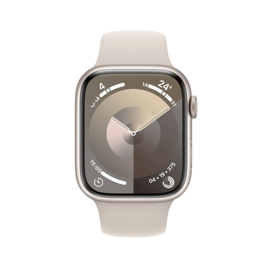 Apple Watch Series 9 GPS 41mm Starlight with Sport Band -M/L