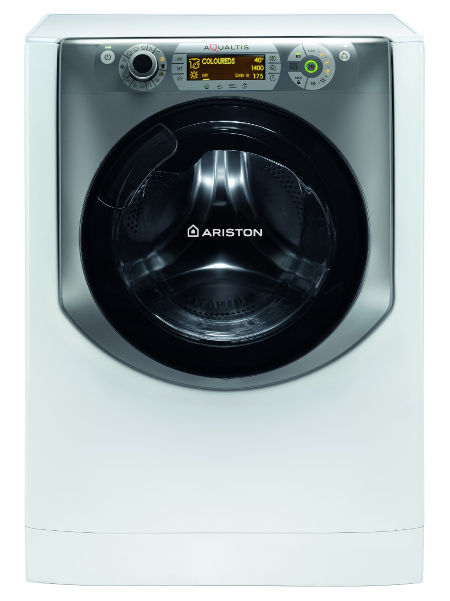 Ariston washing machine, 11 kg, white, front-loading, AQD1170D 49 60HZ