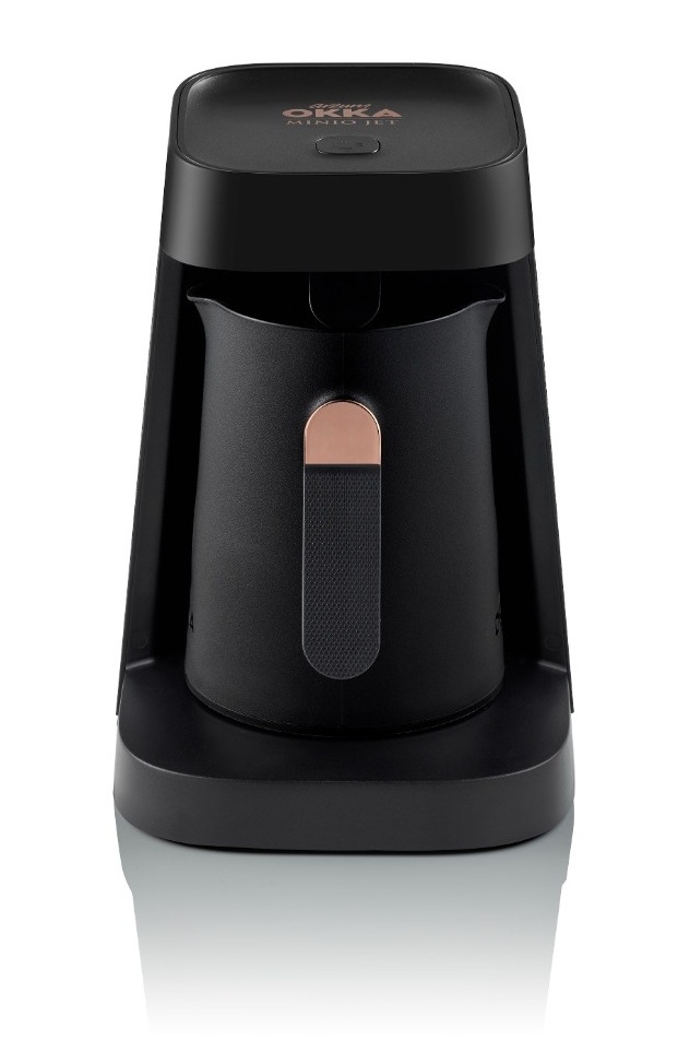 Arzum OKKA Turkish Coffee Maker, 400 Watts, Five Cups, Black Copper - OK0017