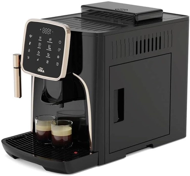 ارزوم اوكا صانعة إسبرسو أوتوماتيكية، سعة 1.8 لتر، 1450 واط، أسود ونحاسي – OK0030